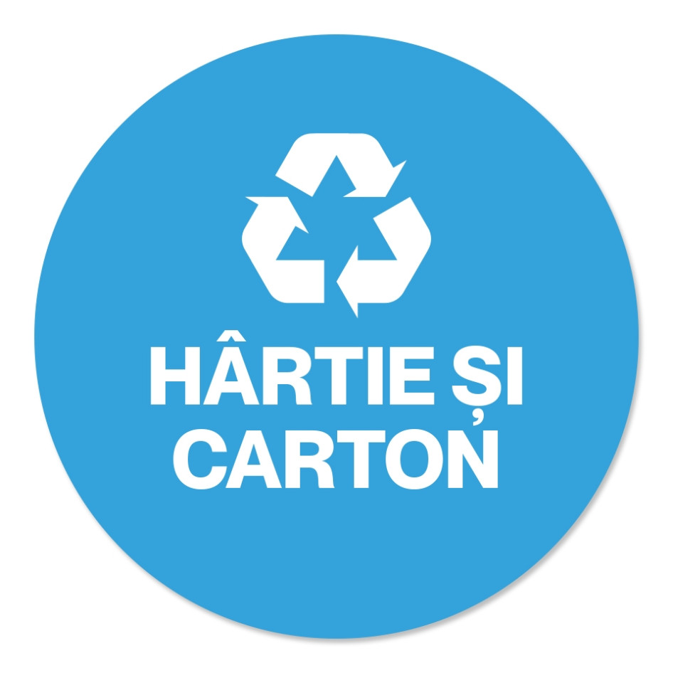 Sticker Colectare Selectivă Hartie Carton Daisler Print House