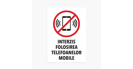 Ripples Realistic musician Semn interzis folosirea telefoanelor mobile - Daisler Print House
